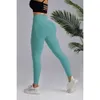 Lu Pant Align Soussless Hip Silbing Femme Fiess Skinny High Waist Fashion Gym Tranning Running Leggings Solid Yoga Gry Workout Running