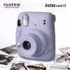 카메라 원본 Fujifilm Instax Mini 11 인스턴트 카메라 20 장 미니 필름 카메라 어깨 끈 가방 액세서리 액세서리 번들 키트