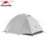 Tentes et abris Naturehike 2 3 personnes camping tente portable portable ultra-léger tente imperméable de voyage extérieur plage de la plage de la tente de soleil.