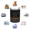 Sac à linge Paix de logo Prêt à courir le panier de logo pliable Racing Sport Motorcycle Rider Clothing Hamper Toys Organizer Rangement Bacs