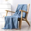 Blankets Waffle Plaid Cotton For Bed Air Condition Summer Quilt Blanket Throw Luxury Home El Solid Sofa Cover Bedspread
