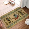 Carpets Egyptian Anubis Ornament On Front Floor Door Mats Ethnic Ancient Egypt Hieroglyphics Bathroom Kitchen Doormat Carpet Rug