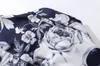 Squelette Floral Men's Shirt Summer Vintage Shirts For Men Maly Top