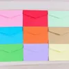 Embrulho de presente 100pcs 115x80mm Design colorido mini envelopes de convite