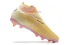 2024 Sapatos de futebol de design clássico Phantom GX Phantom Limited Edition Blue rosa anti-aderência BLAST FUSTO VOLT BRANCO DE FUTEBOL