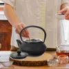 Ensembles de vaisselle Iron Tetsubin Tea Pot Japonais décor de maison vintage Vintage Téapot Cast Gandage Office Kettles