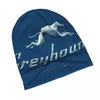 Basker Greyhound Blue Bus Logo Unisex Vuxen Beanies Caps Sticked Bonnet Hat Warm Hip Hop Autumn Winter Outdoor Skullies Hats