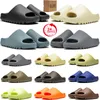 with box designer slippers men women slides Onyx Bone Desert Sand Pure Earth Brown Blue Green mens sliders sandals summer flip flop shoes