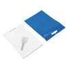 Storage Bags 200Pcs Small 7 10cm Blue / Clear Self Seal Zipper Plastic Package Bag Jewelry Packaging Pouches W/ Hang Hole