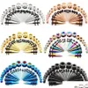 Plugs & Tunnels Wholesale 36P Stainless Steel Ear Gauges And Stretching Kits Flesh Tunnel Expansion Body Piercing Jewelry Ll Drop Del Dh6Uz