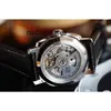 Автоматическое движение швейцарское сапфировое зеркало Размер 44 мм 13 мм импортированные кожаные часы Водонепроницаемые дизайнерские наручные часы. Высококачественная ACDP из нержавеющей стали.