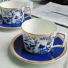 Cups Saucers W Furong Bone Porcelain Coffee Cup Dish European Tea Afternoon Set Gift Box