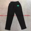 Calças masculinas Vertabrae Letters Sortpants Homens Mulheres de alta qualidade Impressão verde Jogger Pontas J240402