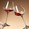 Crystal Red Wine Glasses Set van 4 248oz groot met lange stengelhandgeblazen leadfree glas ideaal geschenkverpakking 240408