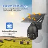 System Shiwojia Outdoor Solar Camera 4G Sim GSM Wireless Security Black Löstagbar Solar Cam Battery CCTV Videoövervakningstelefon