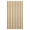 Drinking Straws 10pcs Reusable Bamboo Eco Frendly Degradable 20cm Long Straw Wedding Birthday Party Supplies Kitchen Accessories