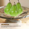 Dekoracja imprezy sztuczna gruszka model 6pcs owoc Praph Props Dom House Kitchen Decor