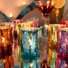 Kerzenhalter romantische Sternenhimmelglas Kerzenfrüchte bunte Tasse Halter Kerzenlicht Abendessen Hochzeitsfeier Valentines