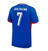 2024 25 jogadores Benzema French Football Club Edition Edição Nacional Seleção Griezmann Sorto de Meladões de Futebol masculino Kit Kids