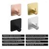 Hooks Heavy Duty Adhesive Self-Adhesive Square Hook For Home Schools And Offices(4Pcs)