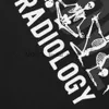 Men's T-Shirts Funny Love Radiology Tech X-ray T-shirt Graphic Cotton Streetwear Short sleeved Birthday Gift for Men H240408