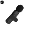 Microphones Bluetooth compatible Wiless Lavalier Microphone Portable Video Recording micro pour iPhone Android Live Game Mobile Phone 240408