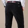 Pantalon masculin automne et hiver en velours côtelé affaires occasionnelles mode élastique élastique stretch stretfre