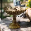 Ljushållare rustik söt metallplatta vintage sommar utomhus naturbord dekoration modern japansk portaveler heminredning