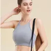 2024 Lu Bra Yoga Lu Sports Top Push Up Fiess Bra Underwear Sport Tops For Women Running Gym Wear Wear Bralette Vest Viest Gest Summer Tops Woman S Lette S