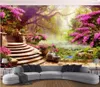 Sfondi sfondi 3d carta da parati personalizzata Pun giardino murale Scenery Picture decorazioni della stanza muro di pittura per pareti 3 d