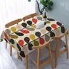 Table Cloth Oilproof Orla Kiely Multi Stem Cover Elastic Fitted Flowers Floral Abstract Backed Edge Tablecloth For Dining