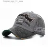 Ball Caps Unisex gewaschen Denim Baseball Cap hochwertige Sportkappe 1969 Damensummer Cap Q240408