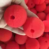 Décoration de fête Behogar 25pcs Sponge drôle Clown Nose pour Halloween Anniversaires Masquerade Carnivals Playground Costume Parties