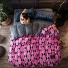 Bedding Sets 2024 Spring High Quality Fresh And Thickening Of The Set Flannel Coral Fleece Cotton Bed Linen Duvet Cover