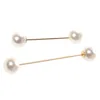 Brooches 2Pcs Faux Pearl Brooch Cardigan Clip For Women Sweater Shawl -Match