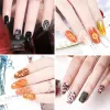 Kits Biutee Nail Art Stamping Gel Polish UV Stamper Plates Flowers Letter Love Heart Scraper Case Bag mallar Gel Nail Kit Tools