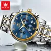Celebrity Zhang Zhilin popiera popularną markę Oulishi, wielofunkcyjny wodoodporny kwarcowy zegarek i zegarek męski