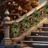 Flores decorativas sem fio Prela Stairway Swag TRIM