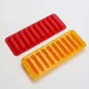 Food Grade 10 Cavity Silicone Bar Ice Cube Tray Ice Cubes Small Rectangle Mold Ice Maker Kitchenfor small ice cube mold