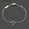 Charm Bracelets designer bracelets charm bracelets designer luxury VC Leaf Clover mini colored shell agate butterfly bracelet with diamond buckl Y240416OYLLVDTJ