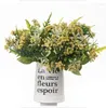 Fleurs décoratives plante artificielle babysbreath baies accessoires de mariage à la maison décoration de jardin artificiel arrangement floral bricolage