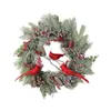 Decorative Flowers Christmas Wreath Decorations Artificial Xmas Indoor Outdoor Pine Cones