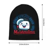 Beretti soggiorni puft marshmallows ghostbusters taps vintage cranio da esterno per adulti berretti cappelli a testa calda avvolgimento cofano cappello a maglia a maglia