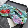 Designer Silk bandanas Elastic Women Headbands Fashion Girls Flower Hair bands Scarfs Accessories Gifts Headwraps LL