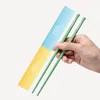 Chopsticks 2/3/4/5Pairs Set Family Använd legering Japansk hög temperaturbeständig anti-bakteriellt icke-halkmode