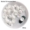 Decoraties 8 mm puntige bodem mokka vet vierkant nail art strass k9 glas macaron crystal manicure diy decoratie 30/100pcs