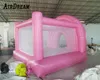 4x4m (13,2x13,2 stóp) Moonwalk Commercial Bounce House nadmuchiwany Rainbow Bouncer Pvc Outdoor Dorosły Dorosły Zamek Zamek Różowy biały mini dla dzieci z dmuchawą