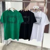 Summer Mens T-shirt Designer T-shirts masculins femme lettre de mode Box Imprimé graphique rond cou rond manche courte en tête deux couleurs