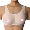 Faux seins réalistes de poitrine de sous-vêtements avec un soutien-gorge de soutien-gorge pour la drag queen transvisites transdressher9055463