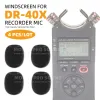 Tillbehör för Tascam DR40 DR40X DR40 DR40X DR 40 X RECORDER MICROPHONE Windcreen Foam Pop Filter Windshield Sponge MIC Windproof Cover